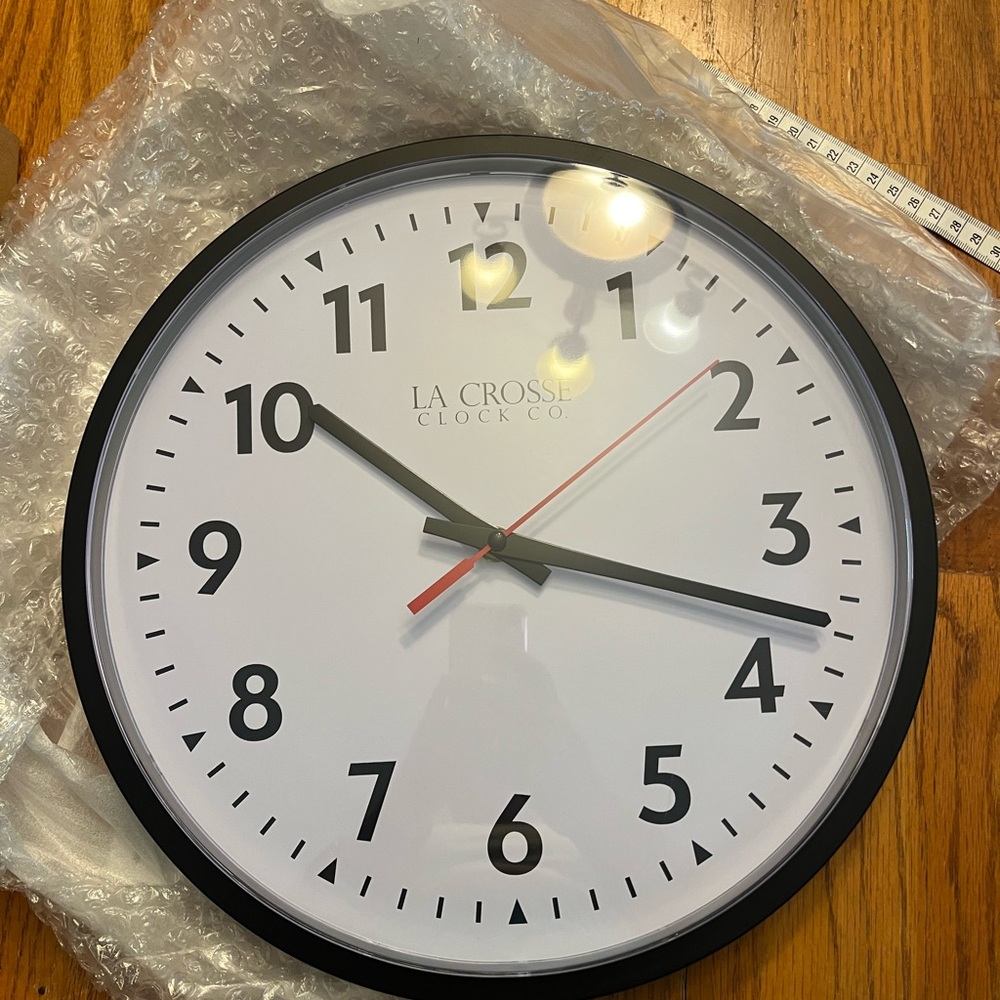 NWT Lacrosse Clock